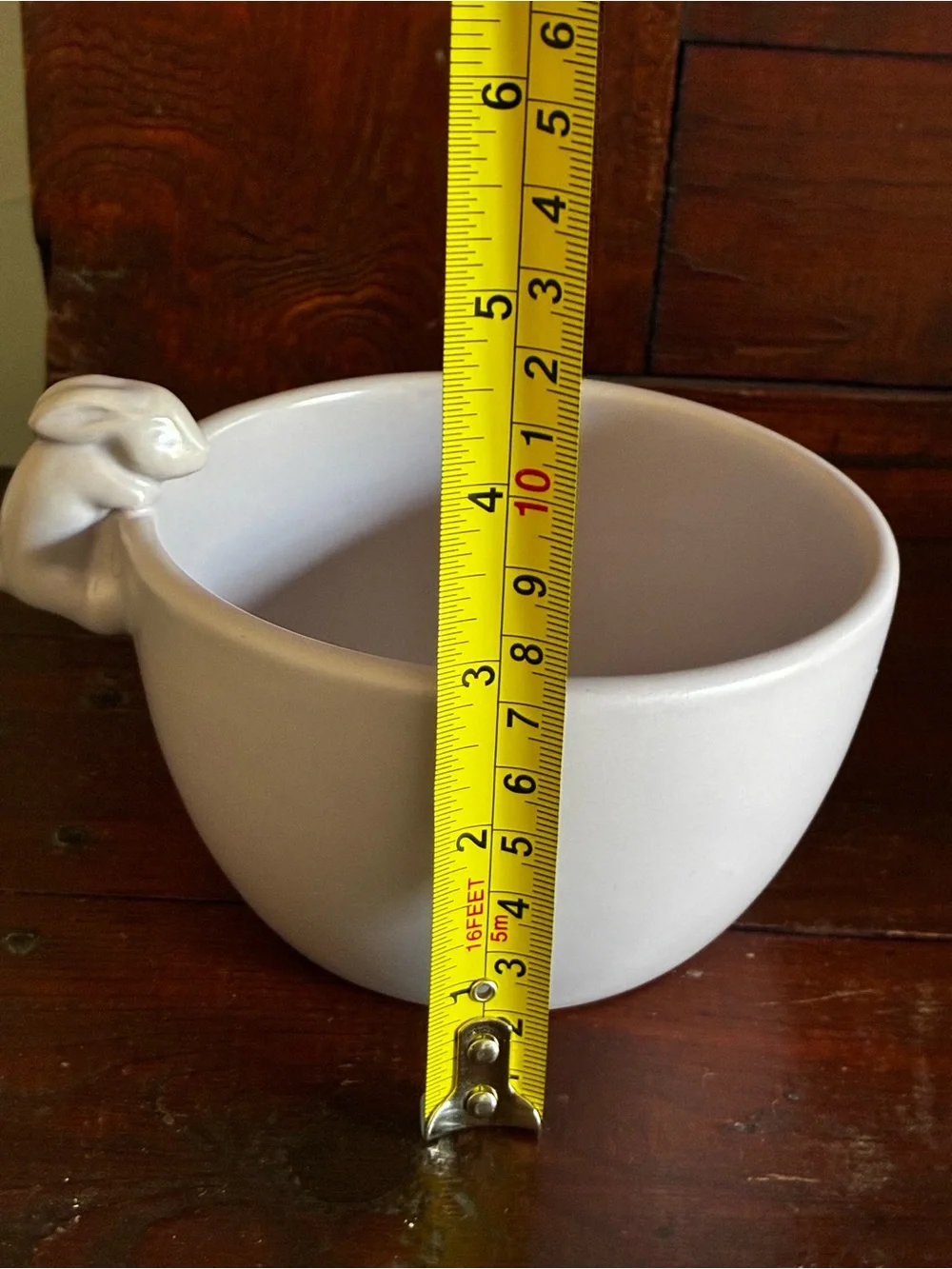 Threshold White Stoneware Bowl with Gold Rim